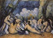 Paul Cezanne big bath person Germany oil painting artist